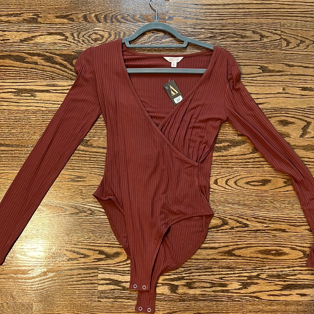 Rusty color body suit